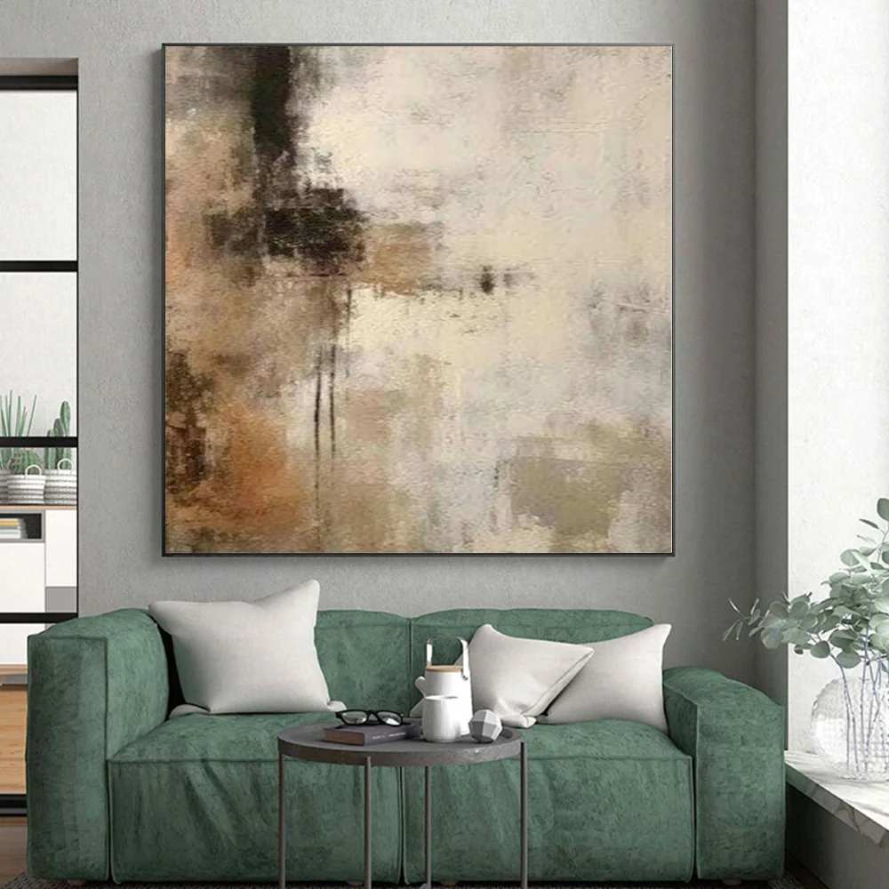 Acrylic Handmade Boho Earth Bedrooms Abstract Wall Art 2CS69